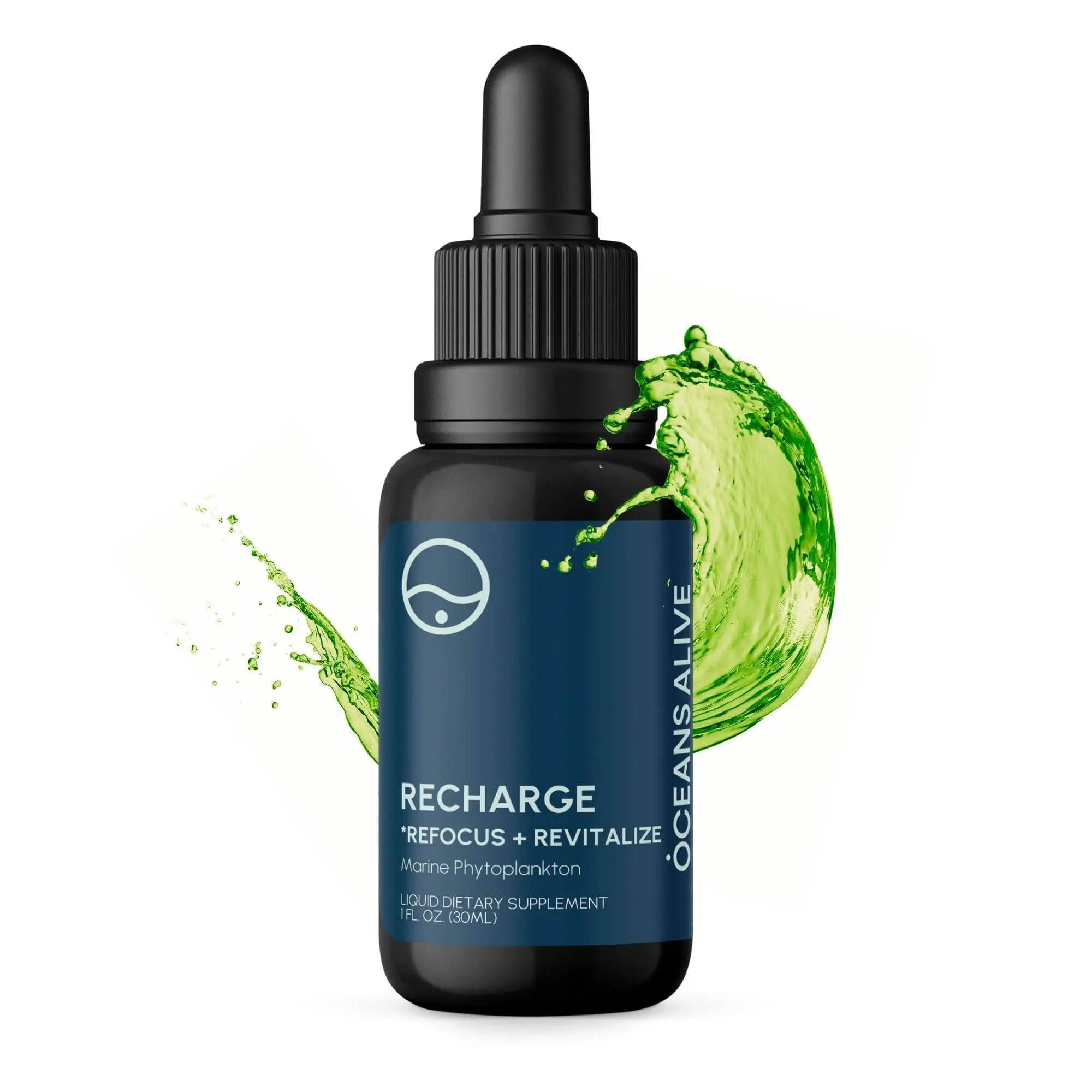 Activation Oceans Alive | Marine Phytoplankton Supplement with Chlorophyll & Minerals for Energy Focus Natural Antioxidant Drops  | Healthcare | 1 fl oz