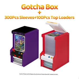 Gotcha Box Card Sleeves and Top Loaders Holder Bundle