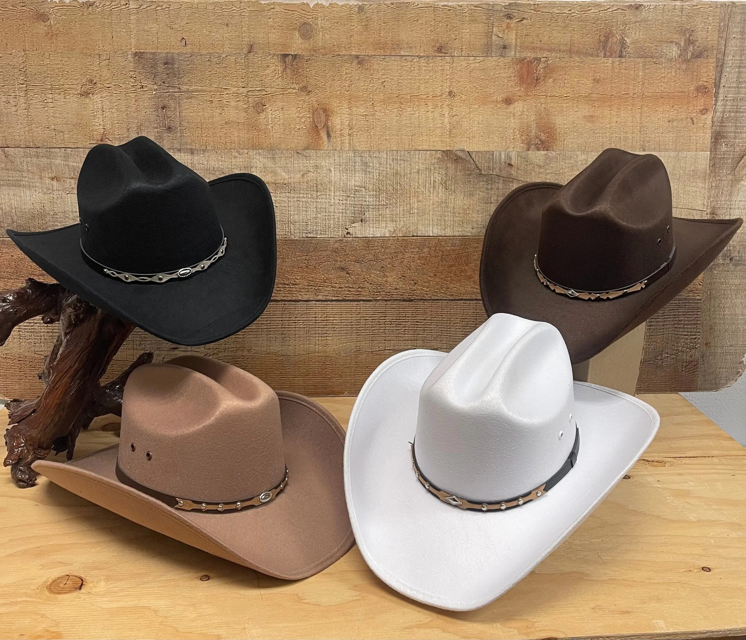 Sinaloa Unisex Faux Felt Western Taco Style Hat | Texana Económica Sinaloa | Affordable Western Fashion Hat