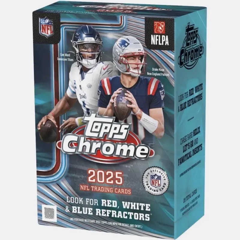 2025 Topps Chrome Blaster Box NFL