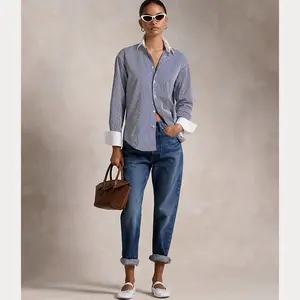 Polo Ralph Lauren - Extended-Cuff Striped Cotton Shirt