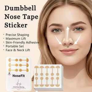 200 Pcs Nose Tape Kit-Soft Nose Bridge Corrector, invisible Nose Straightener & Lifting Patch, Reusable Beauty Nose Shaper & Face Lifter for Women & Men, Daily Care Accessory
