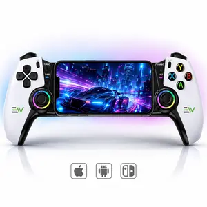 Mobile Gaming Controller for Android & iPhone 15/16 Series, iPad Mini USB-C & Switch 1/2, Portable Gamepad for Xbox Cloud Gaming, Steam Link, GeForce Now,   controller grips, Remote Play, Ergonomic Plug & Play Gaming Console Controller