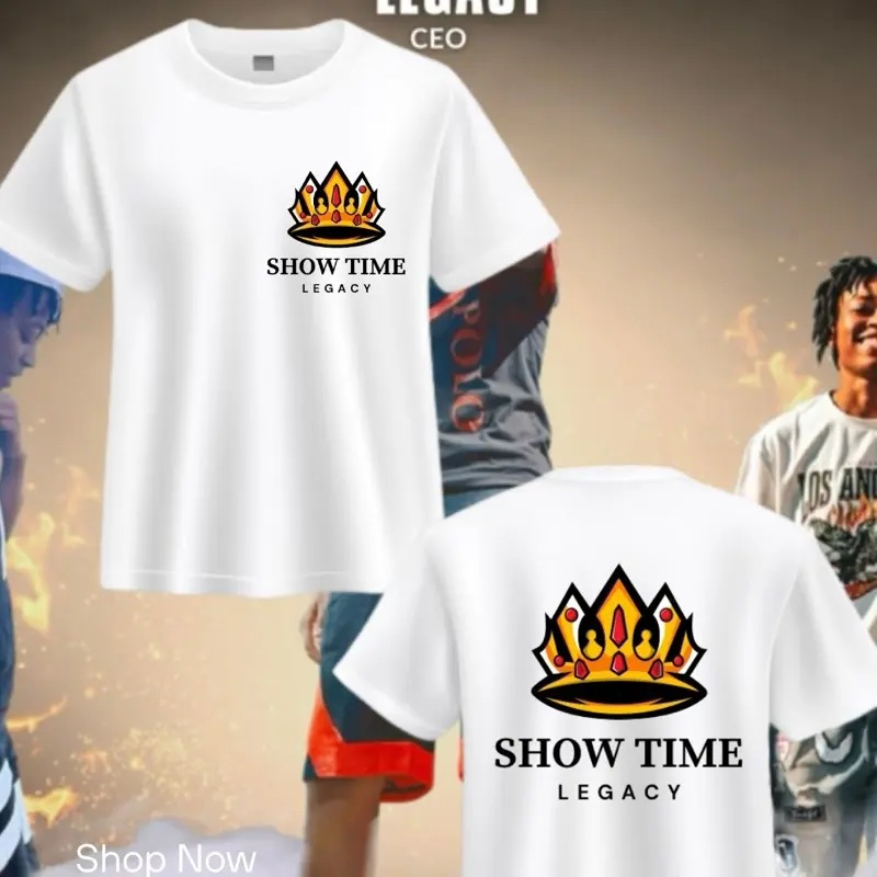 Show Time Merchandise - Legacy T-Shirt with Crown Logo by CEO Shop Now