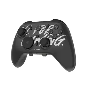 ATK AXE Series Tri-Mode Wireless Game Controller | 1000Hz polling rate | Three stage Hall trigger Asymmetric vibration sensing motor | Charging dock | fot PC PS5 XBOX Console Game | FPS MOBA & RTS gamer gifts Esports games accessories peripherals