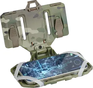 Tactical Molle Phone Holder for Plate Carrier Vest, Quick Release & Adjustable Phone Mount, Compatible with 4.7-6.7 inch Smart Phones, Durable Tactical Accessories for Outdoor Enthusiasts