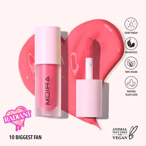 MOIRA | Love Steady Liquid Blush (010) | Lightweight Matte Liquid Blush with Buildable Long-Lasting Color