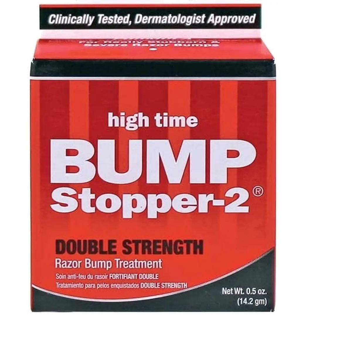 BUMP STOPPER-2 Double Strength Aftershave Soothing Cream, Men's Post Shave Care for Shaving Bumps, Acne & Razor Burn Relief, All Skin Types, 0.5 oz Single Item, Shaving Bumps & Acne Solution