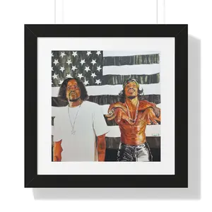 Big Boi & 3K Framed Horizontal Poster - Matte Finish - Decor canvas poster