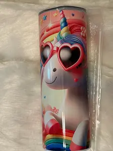 Princess Unicorn 20 ounce Tumbler