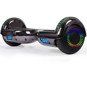 Glarewheel  Self Balancing Electric Scooter Hoverboard, Chrome & Black