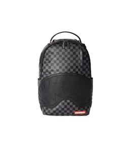 SGR trendy brand shark mouth classic checkerboard backpack