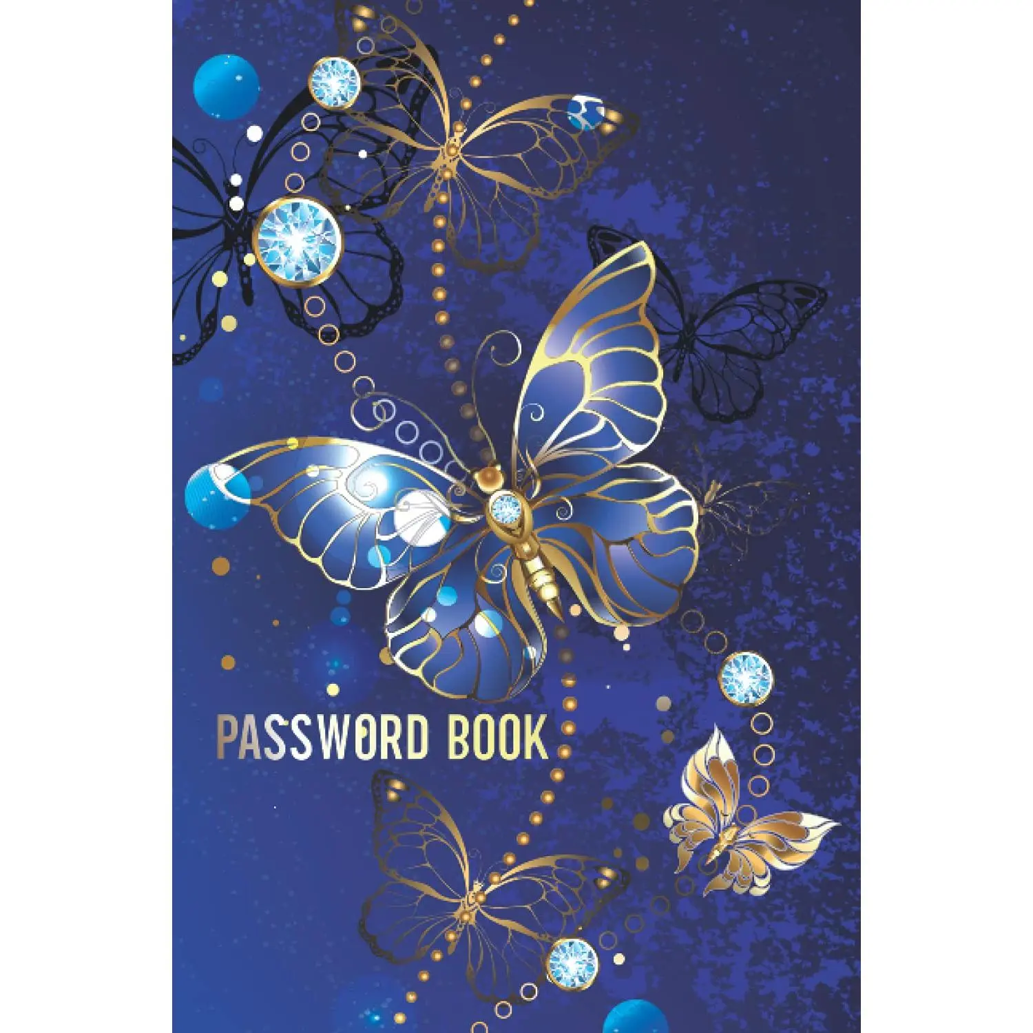 Password Book With Alphabetical Tabs: Logbook to Protect Usernames and Passwords For Butterflies Lovers | Password Keeper Notebook With ... Login, Passwords, Usernames,  - Paperback