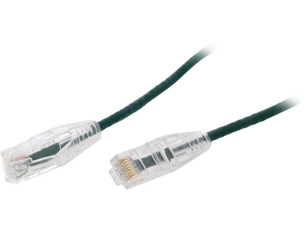 Nippon Labs 28 AWG Snagless Ultra Slim Cat6  Ethernet Patch Cable - Network Internet Cord - RJ45, Stranded, 550Mhz, UTP, - 15ft, Green
