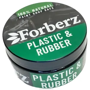 Forberz Plastic & Rubber -   Restore Faded Trim Parts & Remove Compound/Polish/Wax Stains. Interior & Exterior. No Silicone, No Solvents, Paint Shop Safe, Nontoxic. Car Detailing Products Car Cleaning Supplies
