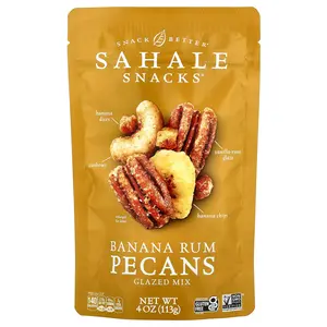 Sahale Snacks Glazed Mix, Banana Rum Pecans, 4 oz (113 g)