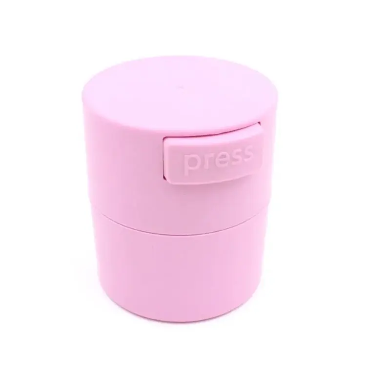 Eyelash Glue Storage Container, Pink Sealing Extension Eyelash Glue Jar Storage Tank with Bottom Sealed Adhesive Stand Activated Storage for Eyelash Extension (Pink) Bottles Organiser Canister Gift Tin Lash glue extension eyelash training