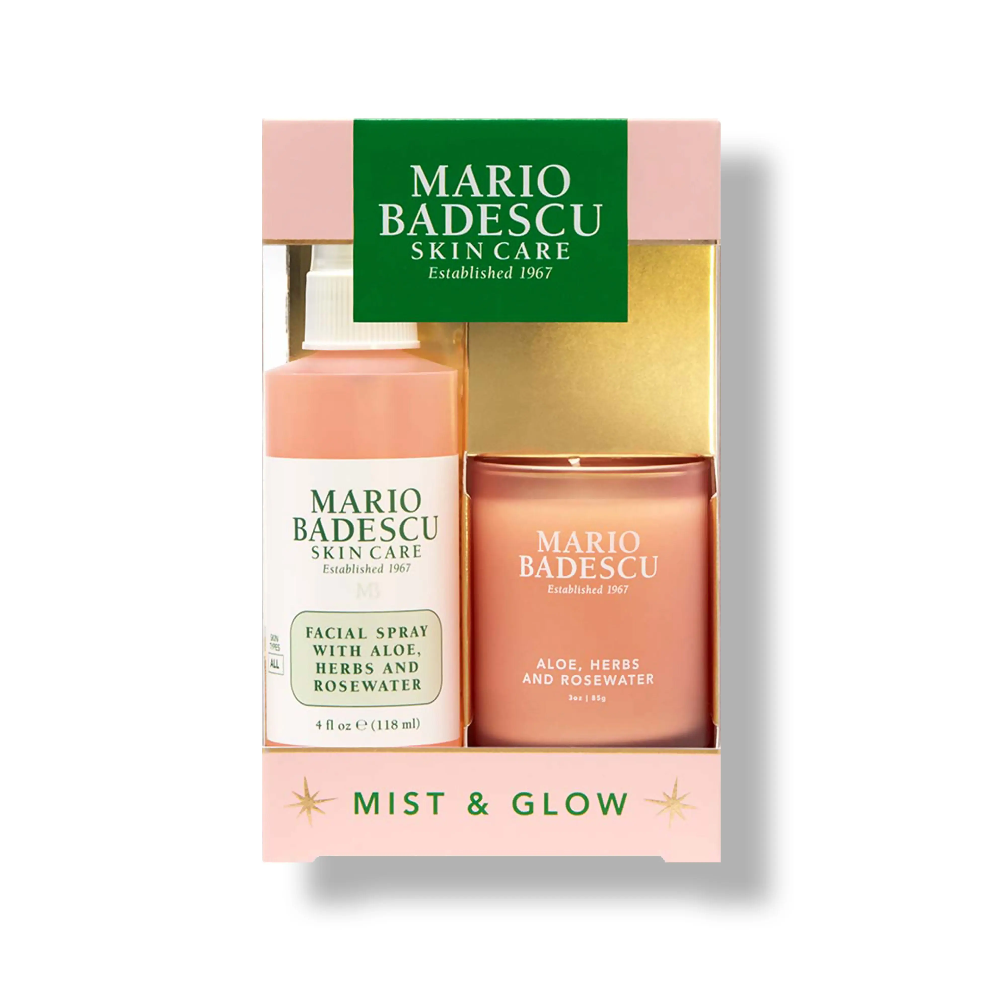 Mario Badescu Mist & Glow Skincare Kit, Beauty & Personal Care Essential