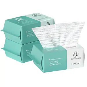 Disposable Face Towels, 1/2/4/6/8/10 Packs Face Towelettes for Washing & Drying, Soft Dry Wipes Facial Tissue, Plant Based Tissue for Travel, Camping, Home Hand Wipes and Other Outdoor Activities Use, Napkin, Korean Facial Cleansing Cloths