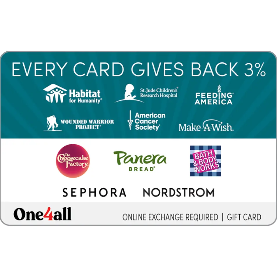 Giving Good eGift Card | One Card Redeemable at Many Brands