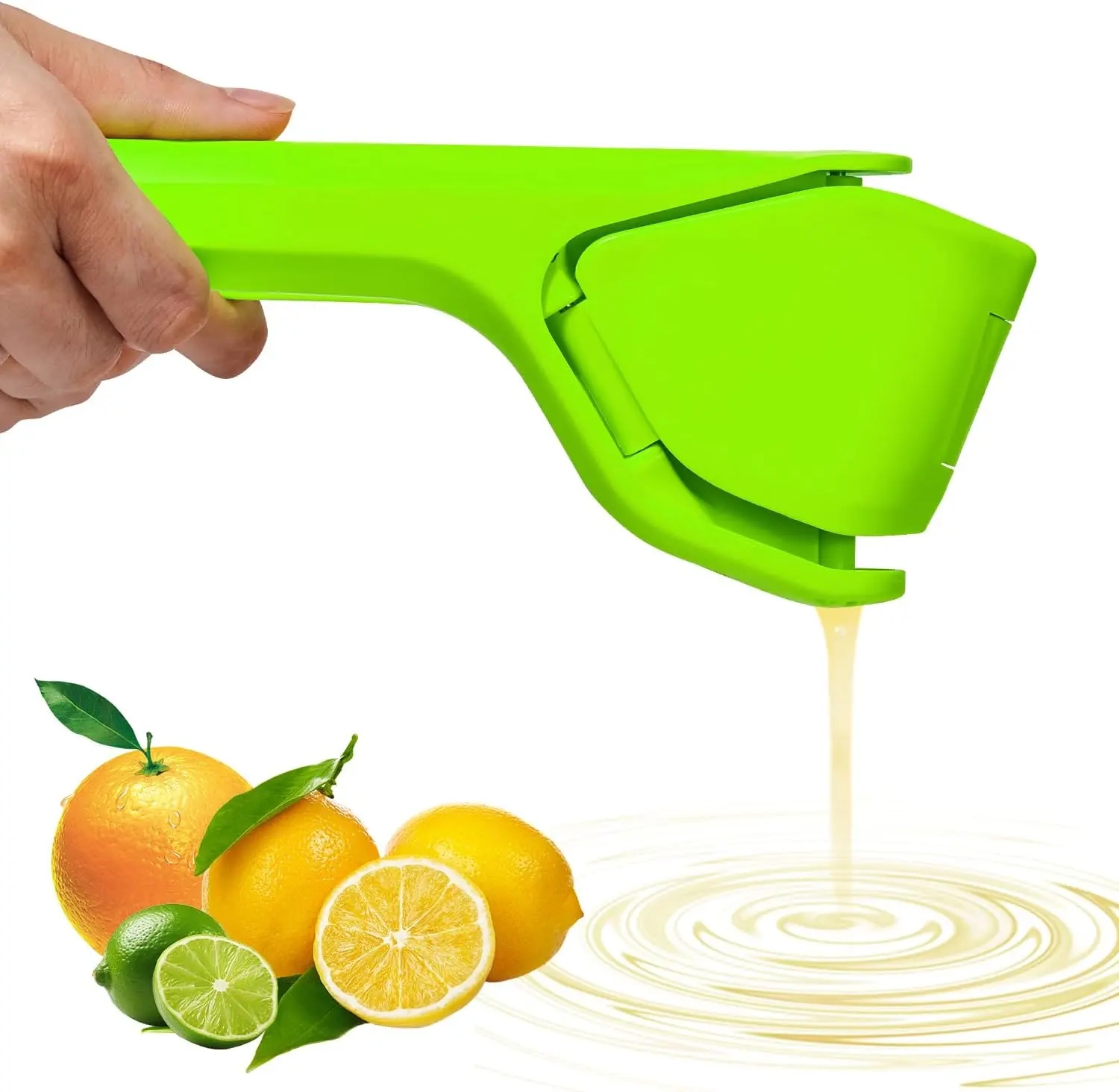 Manual Lemon Squeezer – Heavy Duty Hand Citrus Juicer, Durable Metal Lemon Press, Easy to Use & Dishwasher Safe, Manual Juice Extractor for Lemons, Limes & Citrus Fruits