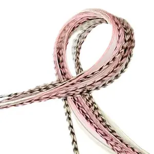 Strawberry Champagne Hair Feathers - Bundle