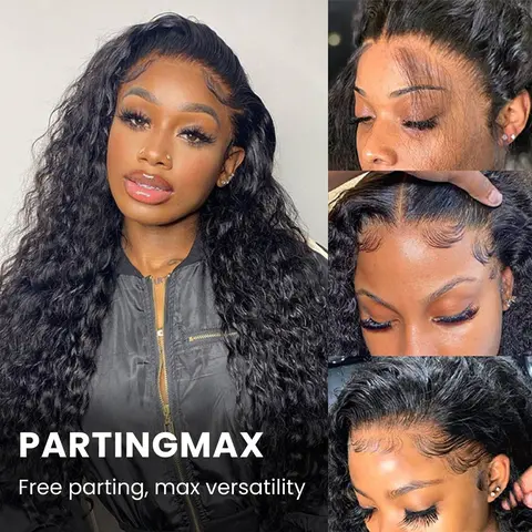 OQ HAIR 13x4 HD Lace Front Wigs Human Hair Pre Plucked 200 Density Lace Frontal Wigs For Women Pre Bleached Knots