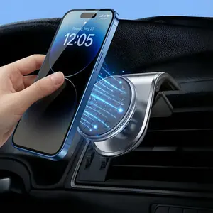 Upgrade Strong Magnetic Car Vent Phone Holder, Stable Grip, One-Hand Quick Attach and Detach, Compatible with Various Cars, Safe Driving, Car Cellphone Mount