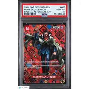 2024 One Piece OP09-Emperors In The New World Monkey D. Dragon Special PSA 10
