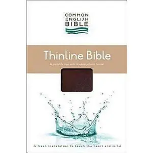 USED-CEB Common English Thinline Bible, Bonded EcoLeather Burgundy by Common English Bible (Unknown)