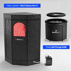 Burneek® Portable Sauna with Red Light