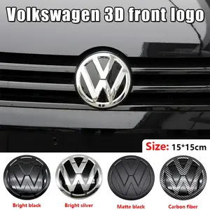 Car Front Rear Emblem Replacement, 3D Badge Upgrade Decoration, Volkswagen Tiguan Exterior Enhancement, Universal Car Head Decal