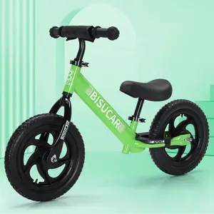 12 Inch Bisucar  Balance Bike, No Pedals, Balance Bicycle for Kids,  Adjustable Height Handlebars and Seat, Sports Toys for Kids(dealsforyoudays)