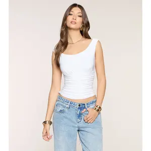 Everyday Sculpt Ruched Tank Top