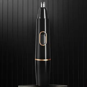 Electric Cordless Ear and Nose Hair Trimmer for Men, Rechargeable 360 Rotating Dual-Blade Waterproof Nose Clippers, Ideal Gift for Dad