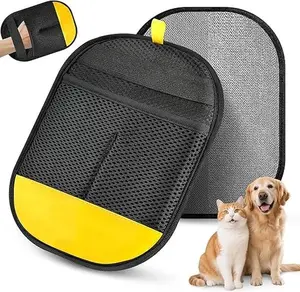Pet Hair Removal Glove for Dogs & Cats, Newly Upgraded Reusable Electrostatic Pet Hair Glove, Magic Brush Pet Hair Remover Tool for Clothing, Couch, Carpet, Car Seat