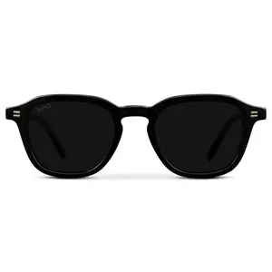 WMP Eyewear Men's Silas Full Rim Acetate Polarized Mid-Century Modern Square Stylish Sunglasses, Men's Fashion Accessories