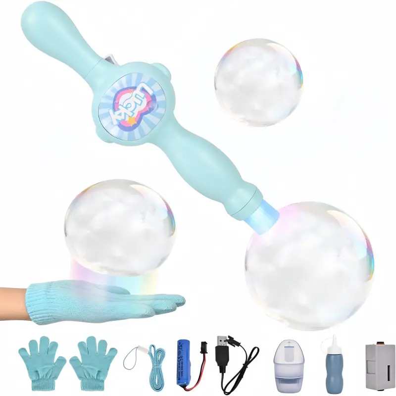 Magic Fog Bubble Wand – Smoke Bubble Toy, Summer Toy, Birthday Gift for Boys & Girls, Family Fun, Fun Science Gift for Kids,Fog Bubble Machine, Graduation Season，Children's Day summervibes tiktokshopspringglowup
