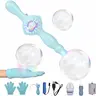 Fog Bubble Wand, Elastic Smoke Bubble Machine, Fun STEM Interactive Science Activity Toy for Parent-Child Play, Holiday Birthday Halloween Thanksgiving Christmas Gifts for Boys Girls
