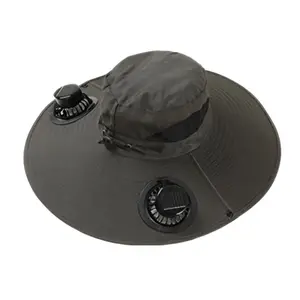 Solar Fan Hat – Ultimate Sun Protection with Built-In Fan! Stay Cool with Dual Power Supply, USB Rechargeable, Anti-Mosquito & Dustproof Features. Perfect for Outdoor Work, Fishing, Hiking, and Summer Adventures