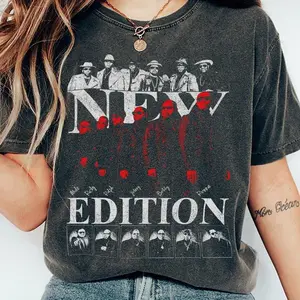 Comfort Colors New Edition Way Tour 2026 Tshirt, R&B Music Lovers, 2026 Tour Date Shirt, Vintage New Edition T-shirt, Gift for Music Lovers