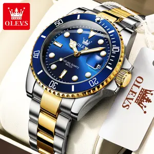 OLEVS 5885 Classic Men's Watch with Date Luminous Waterproof Quartz Wristwatch