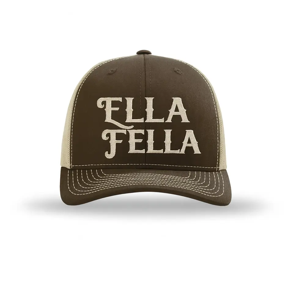 Ella Fella Embroidered Cap — Richardson 112 - TikTok Shop