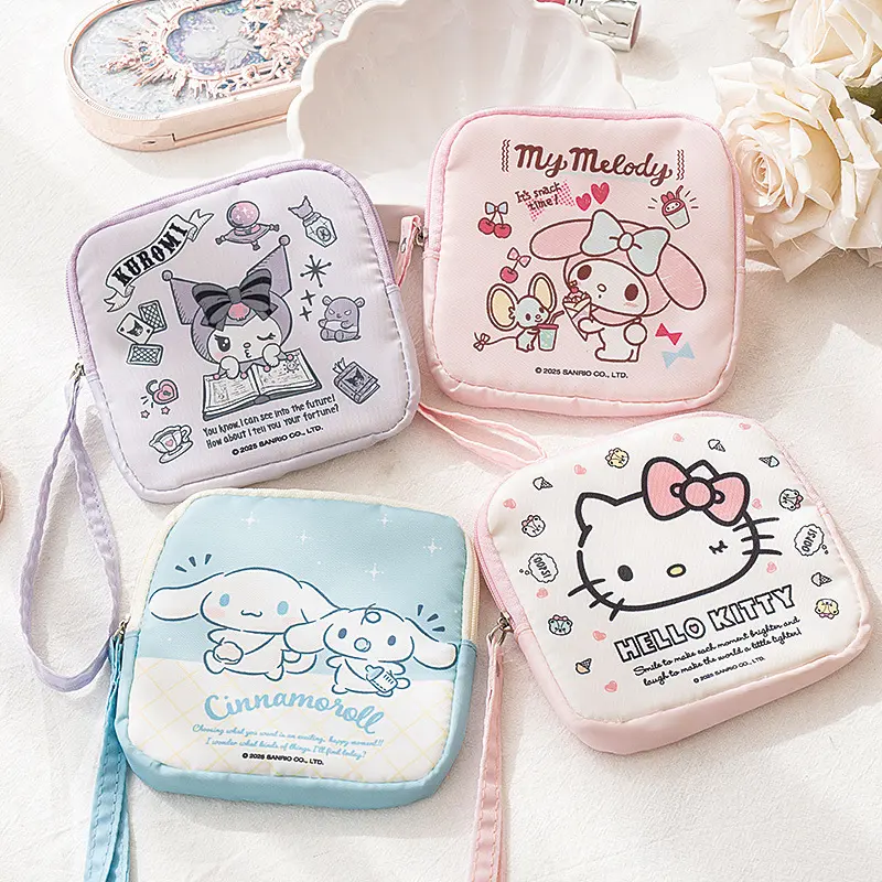 L Sanrio Storage Pouch Hello Kitty Portable Coin Purse for Students