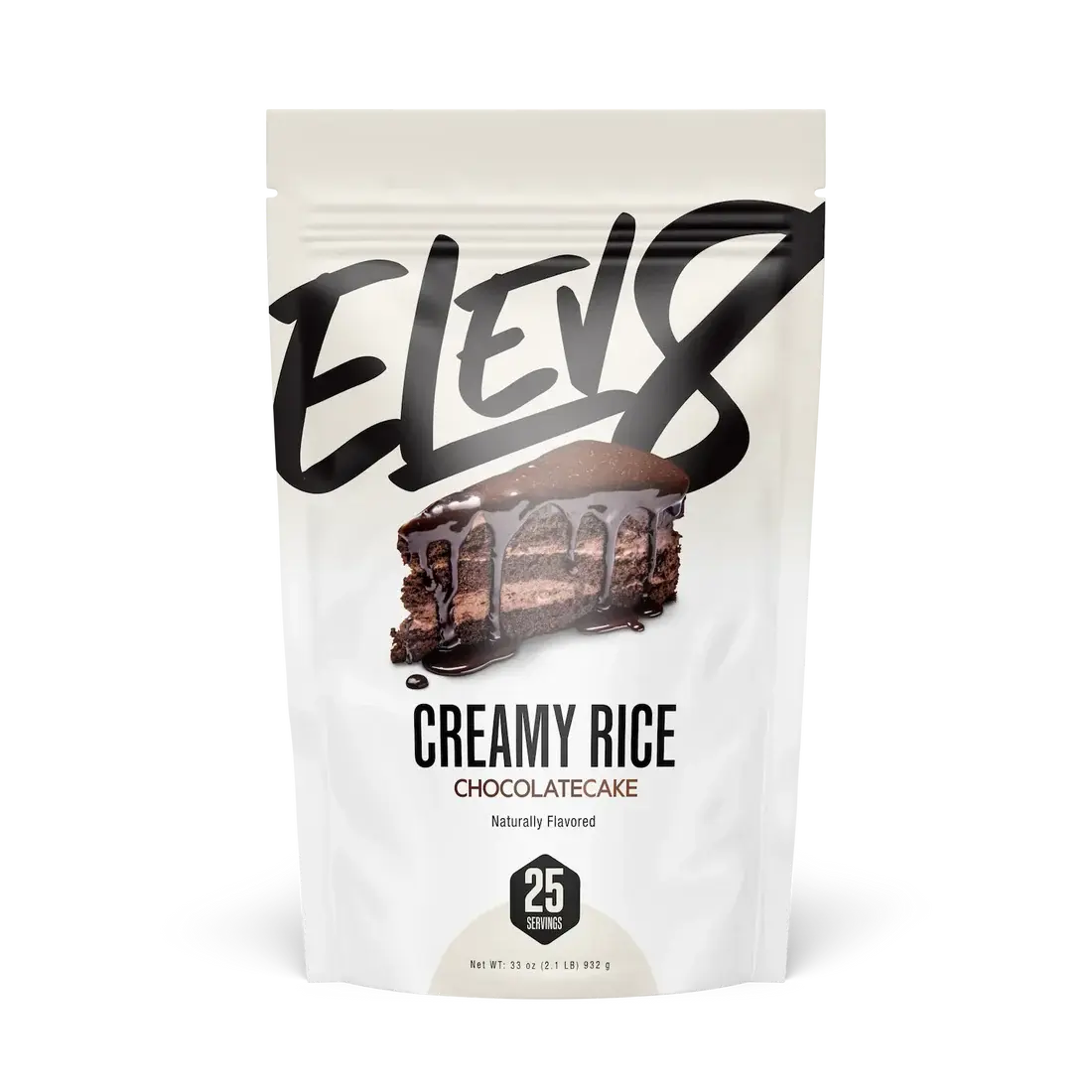 ELEV8 Creamy Rice Instant Porridge - Gluten-Free, 0 Sugar, Smooth Easy-to-Prepare Healthy Cereal Food, 25 Servings, Pairable with Milk, Versatile Flavor Options