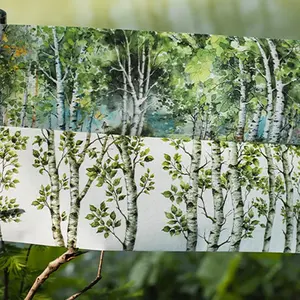 Tree Pattern Washi Tape, 1 Roll Wide Tree Pattern Washi Tape, DIY Decorative Tape for Scrapbooking, Journaling, Gift Wrapping, Crafts