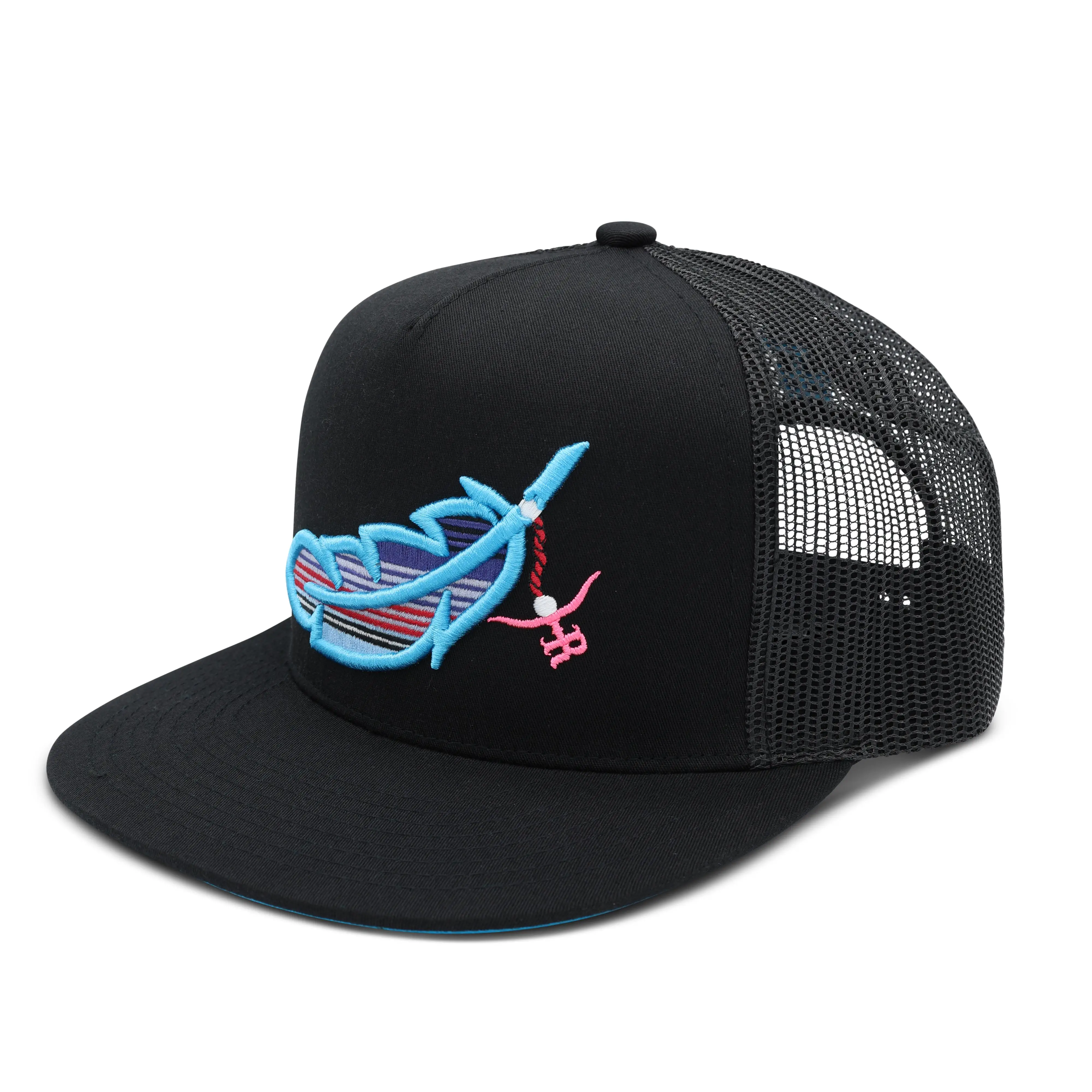 “Feathered Outlaw” - Sky Blue Feather(BLK)