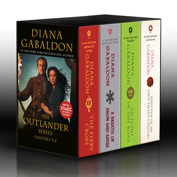 Outlander Volumes 5-8 4-Book Boxed Set: The Fiery Cross, A Breath of Snow and Ashes, An Echo in the Bone, Written in My Own Heart's Blood - Diana Gabaldon, Paperback Special Edition Mixed Media Product
