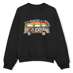 In A World Full Of Kooks Be A Pogue Sweatshirt, Vintage Camping Merch, Outer Banks Merch, Pogue Life Sweatshirt, Christmas Gift For Travel Outdoors Lovers, Hippie Car Summer Outfit, Unisex Comfort Merch