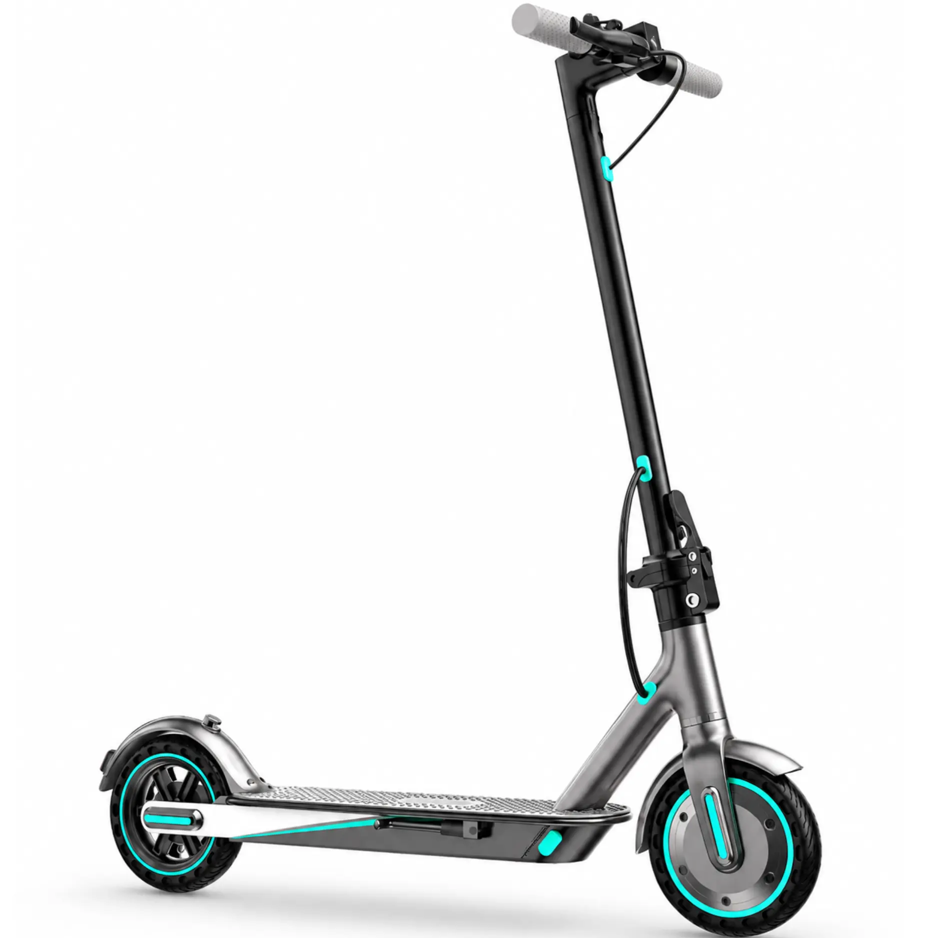 Foldable Electric Scooter for Adults, 8.5-inch Solid Tire for Urban Commute, 16 MPH, 350W Motor, 36V Battery, Yes Youfs-A Smart App Control with GPS, Multifunctional, Compact, Motorized Scooters, Dual Brakes Scooters
